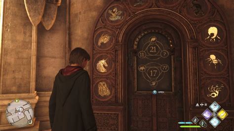 HOGWARTS LEGACY CENTRAL HALL PUZZLE DOOR。